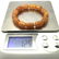 Baltic amber bracelet in old beeswax colour, barrel - 6