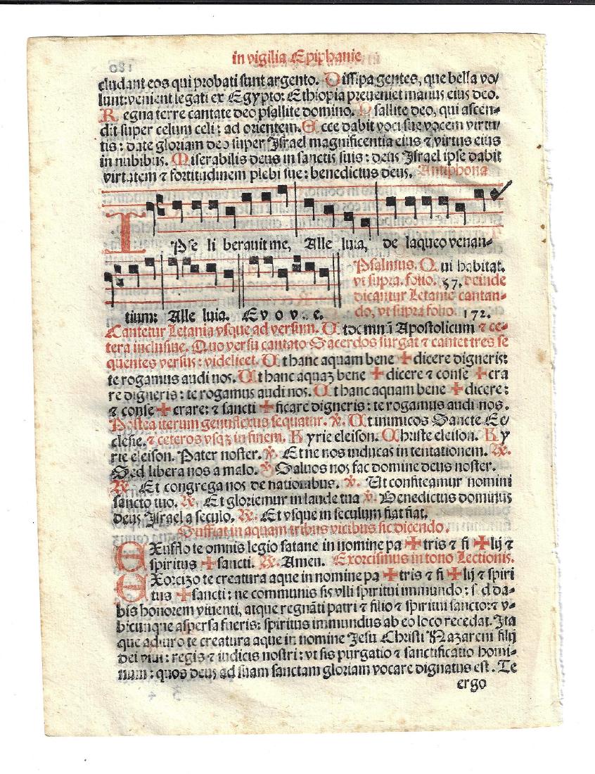 1567 Catholic Prayer Leaf Music Epiphany (1 of 2)