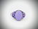 Sterling Silver Sz 9 Violet Jade & Amethyst Ring