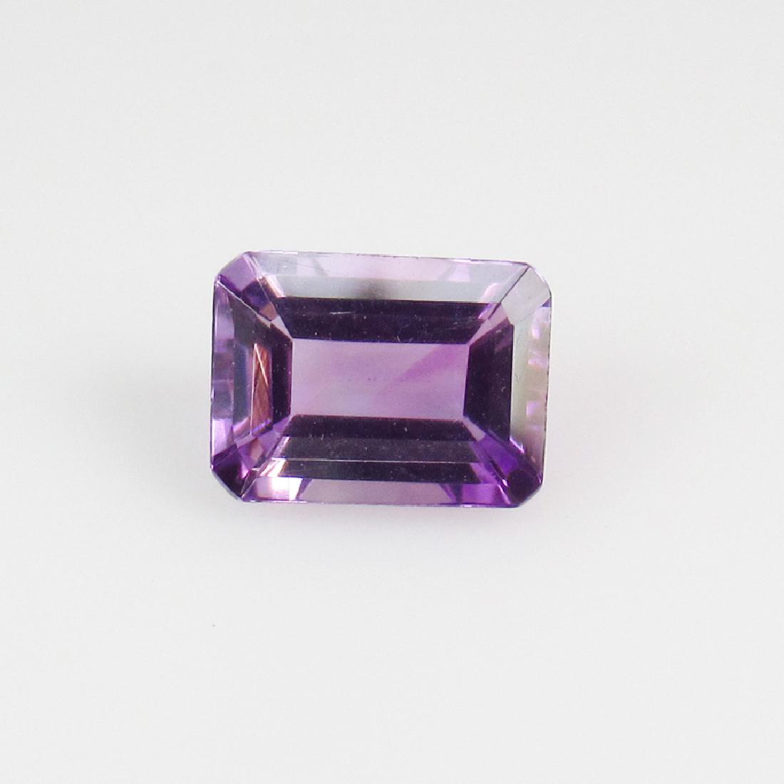 1.37 Ctw Natural Purple Amethyst Emerald Cut (1 of 2)