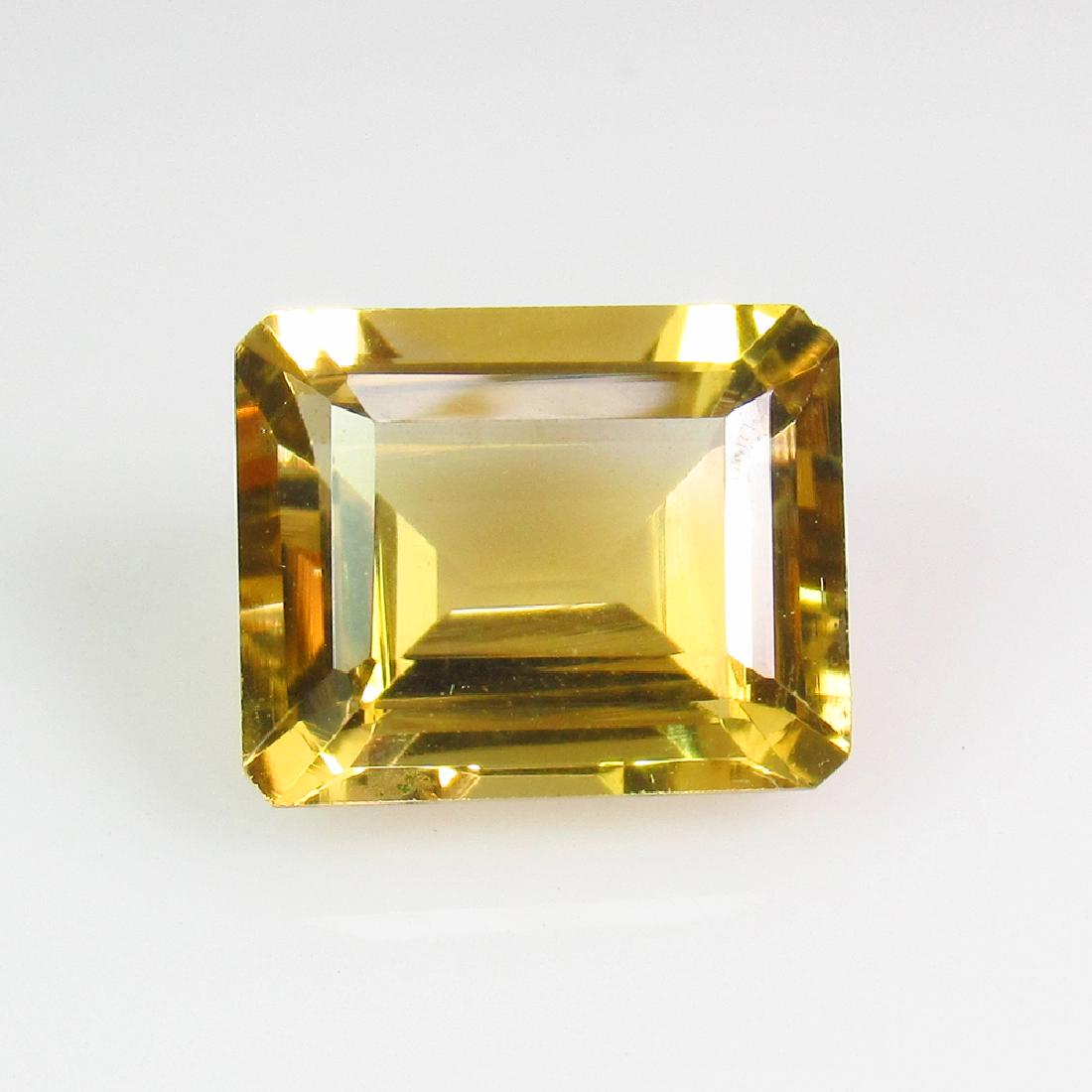 4.38 Ct Genuine Yellow Citrine Emerald Cut (1 of 2)