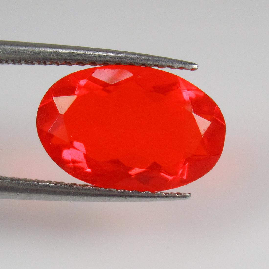 2.39 Ct Genuine Ethiopian Orange Fire Opal Oval Cut (1 of 2)