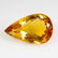 7.60 Ct Genuine Madeira Brandy Yellow Citrine Pear Cut