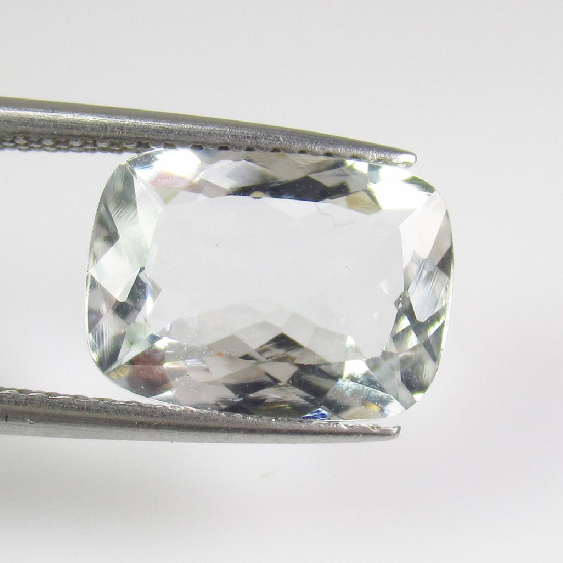 2.99 Ct Genuine Aquamarine Rectangular Cushion Cut (1 of 2)