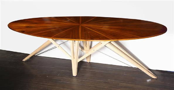 Le Opere e i Giorni Table: Condition; Excellent; Dimensions; Height: 29" / 73.66cm Width: 51" / 129.54cm Length: 109" / 276.86cm; No. of Items; 1; Description; "Airon," Limited Edition Table by Studio Le Opere e i Giorni Italy