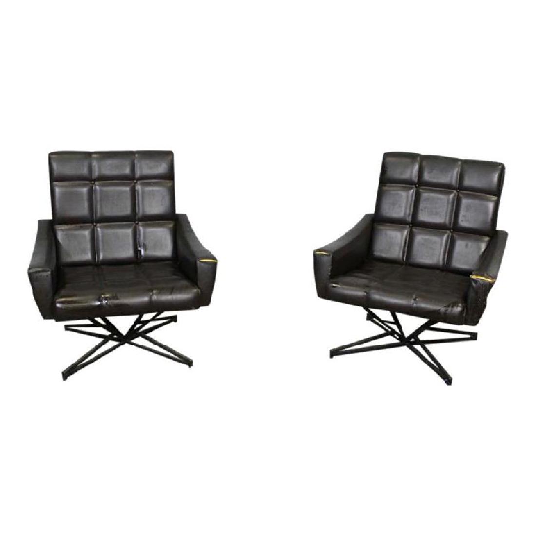 Pair of Lounge Chairs: Condition; Good; Dimensions; Height: 30" / 76.2cm Depth: 33" / 83.82cm Width: 29" / 73.66cm Seat Height: 15" / 38.1cm Designed By: Moscatelli Manufactured By: Formanova; No. of Items; 2; Description;