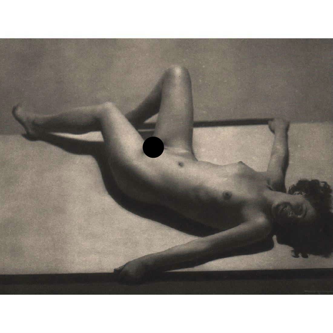 DRTIKOL - Nue: Artist: DRTIKOL Print Title: Nue Medium: Sheet-fed Gravure Printing Date: 1930's Printed in France Image size approx. 7.5 x 5.5 inches Frantisek Drtikol (1883-1961) was a Czech photographer whose phot