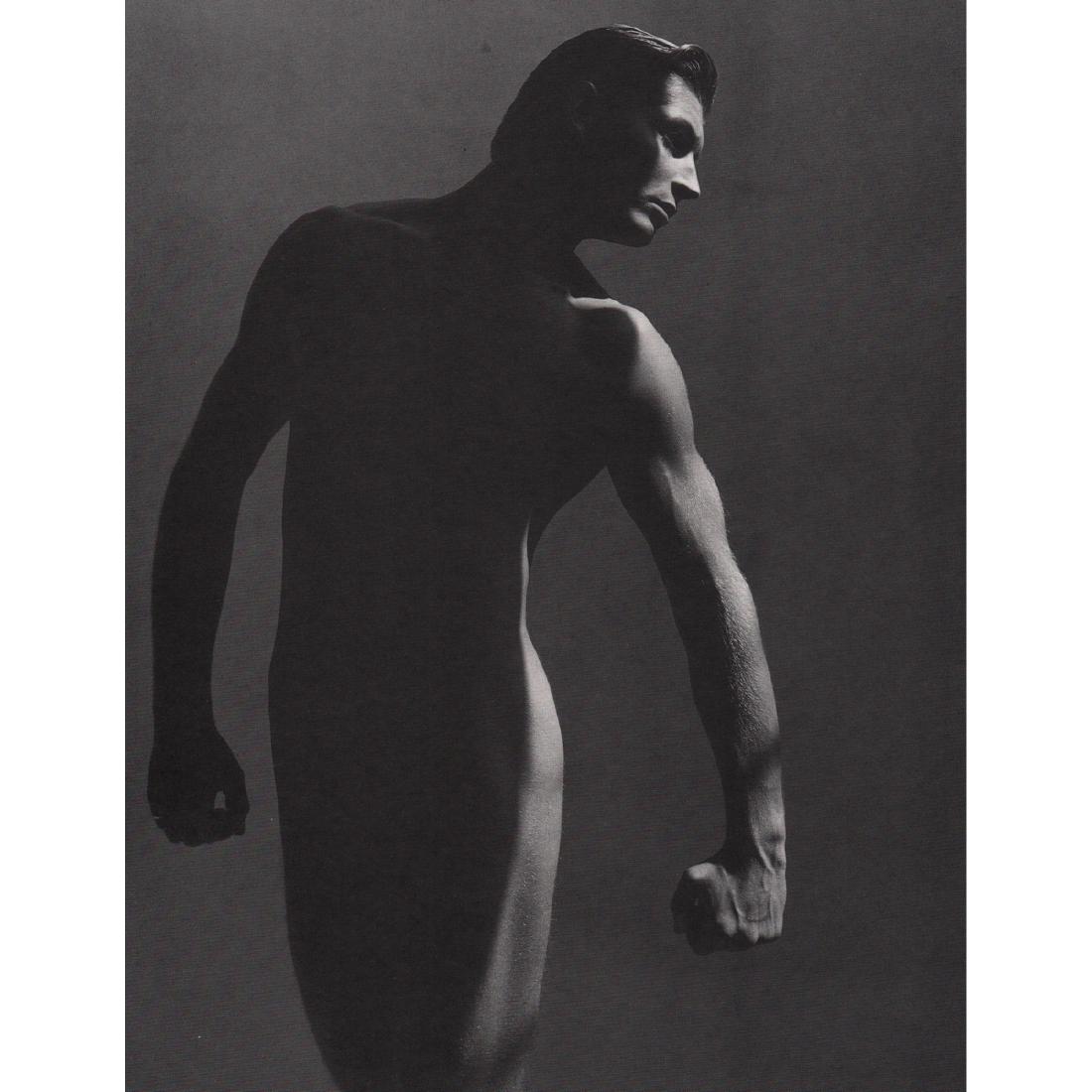 GREG GORMAN - Chris Harris, Los Angeles 1988: Artist: GREG GORMAN Print Title: Chris Harris, Los Angeles 1988 Medium: Photo-lithograph Printing Date: 1990's Printed in Japan Image Size Approx. 7 X 9.25 inches Greg Gorman (born 1949) is an America