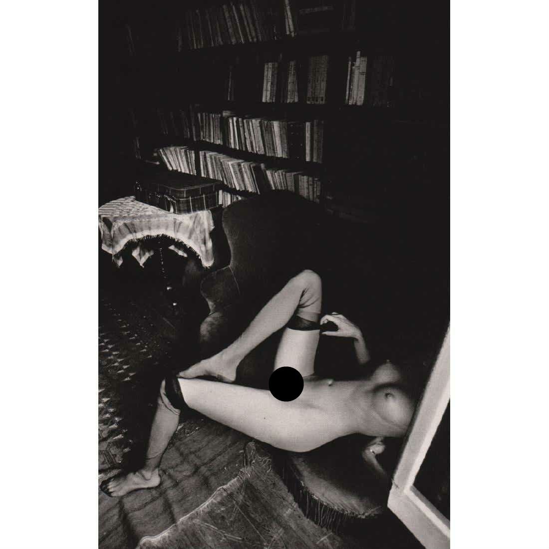 JEANLOUP SIEFF - Nude in a Library, Paris 1976: Artist: JEANLOUP SIEFF Print Title: Nude in a Library, Paris 1976 Medium: Sheet-Fed Gravure Printing Date: 1980's Printed in France Image Size approx: 6 x 8.75 inches Jeanloup Sieff (1933-2000) was a