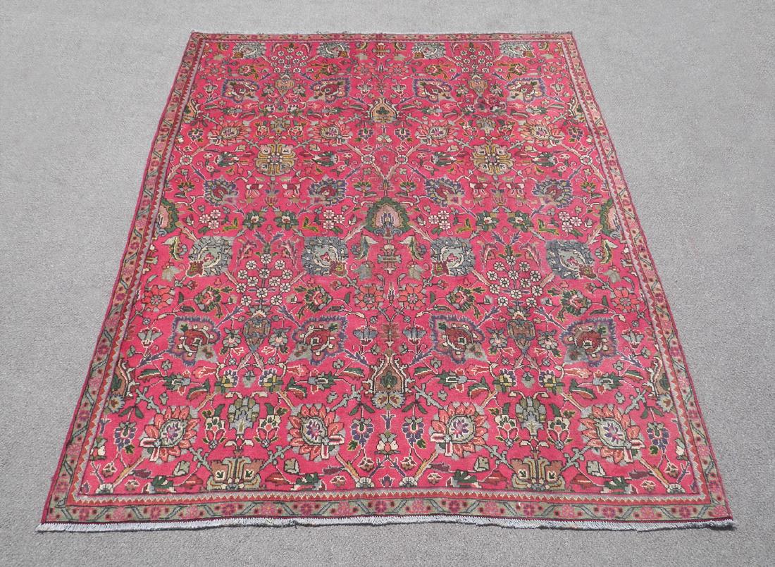Semi Antique All-over Persian Tabriz 10.2x7.6 (1 of 5)