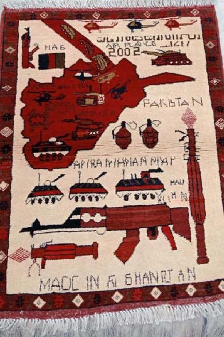 Oreitntal Afghan War Rug (1 of 5)