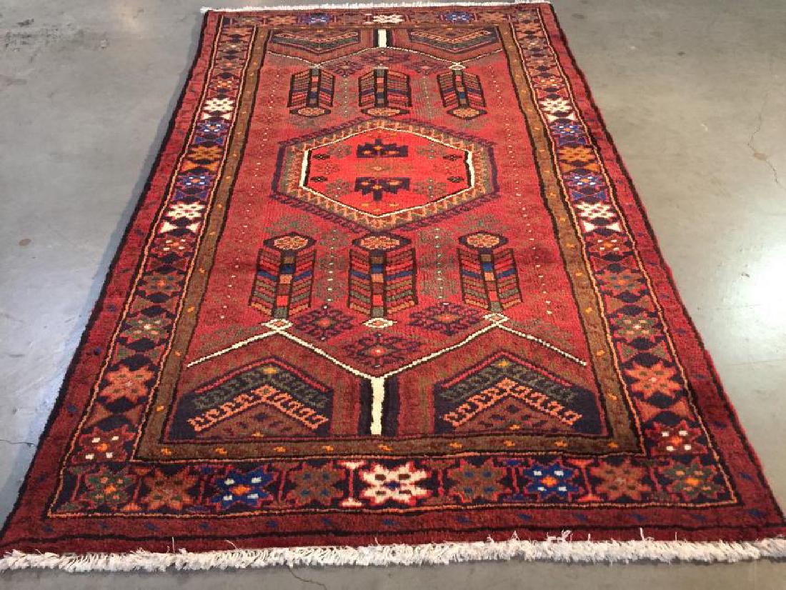 AUTHENTIC PERSIAN HAMEDAN RUG 3'.1"x5'.3" (1 of 7)