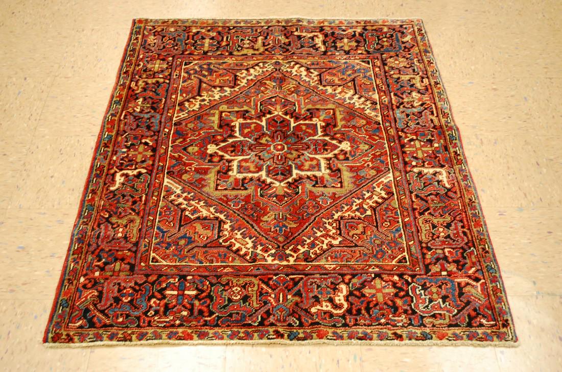 Circa 1930s ANTIQUE CLASSIC PRSIAN HERI Z SERAPI RUG (1 of 10)