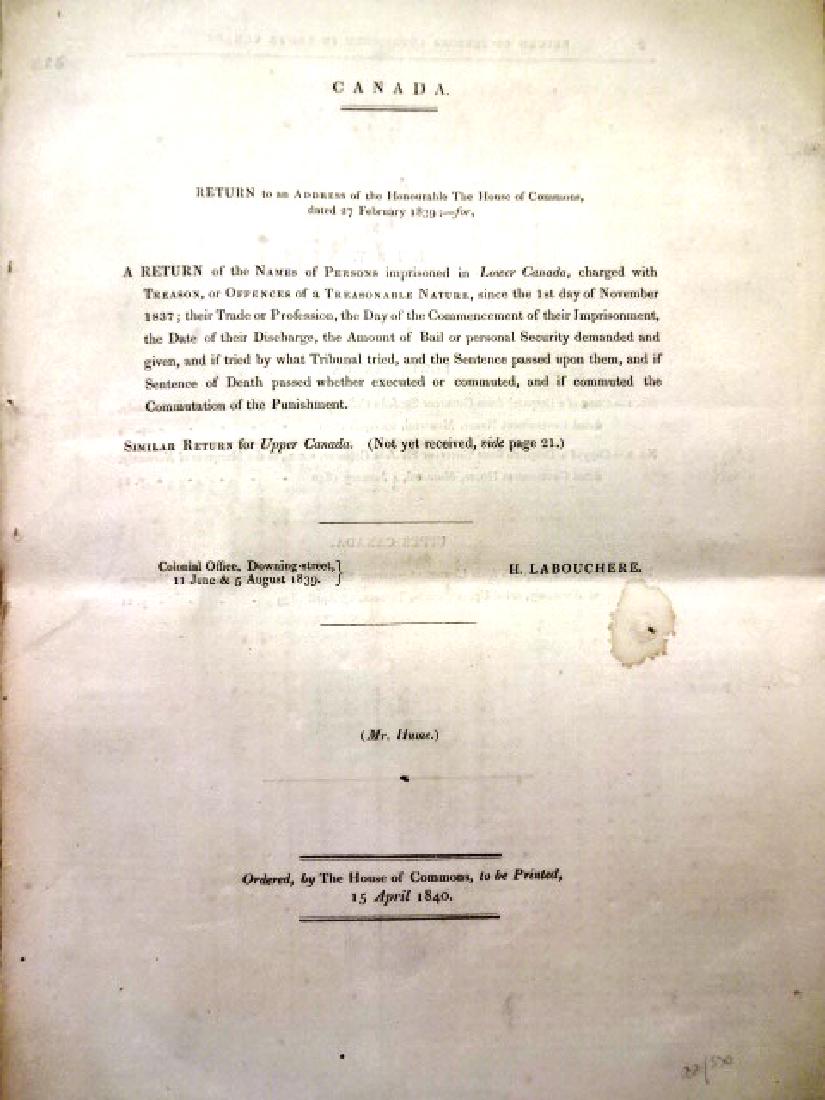 1837 Return of Names of Persons Imprisoned in Lower (1 of 2)