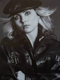 LYNN GOLDSMITH - Debbie Harry, New York, 1979: Artist: Lynn GoldsmithTitle: Debbie Harry, New York, 1979Medium: Photo Litho, 2007, ChinaDimensions: 9.75x12.8"Heat Wax Mounted on 14x18" Conservation board Lynn Goldsmith (1948) is an American