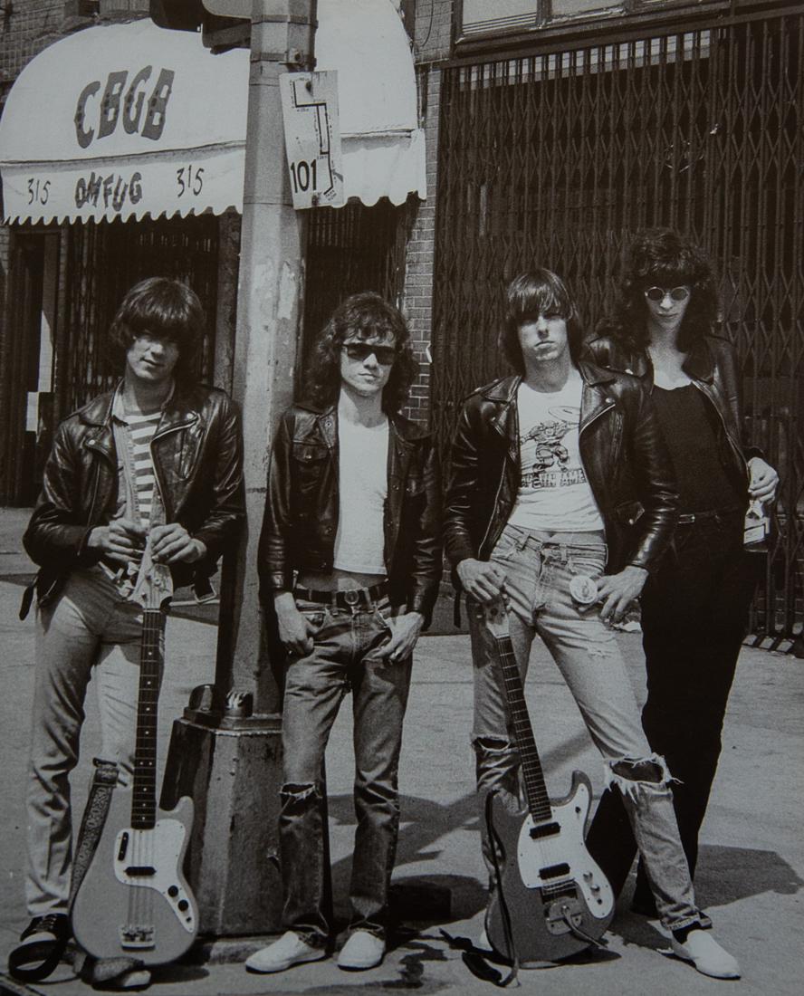 BOB GRUEN - Ramones, outside CBGB, New York, 1975 (1 of 1)