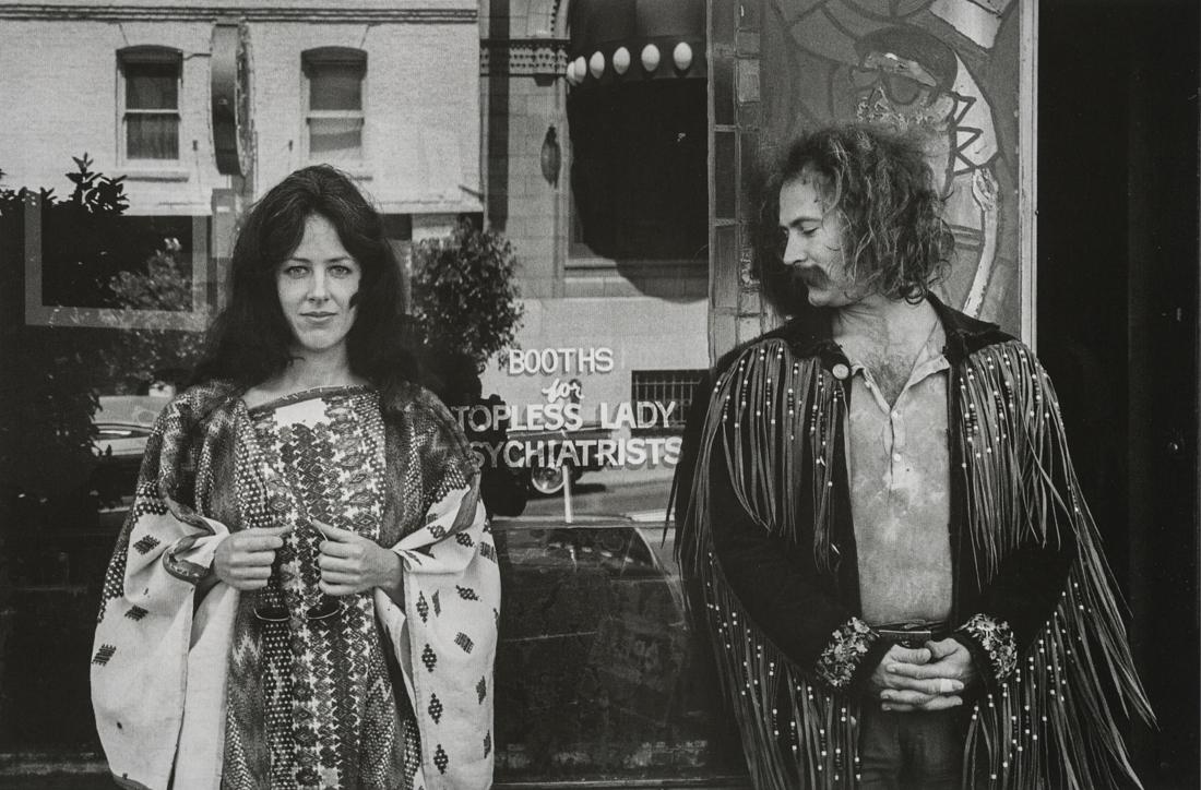 JIM MARSHALL - Grace Slick, David Crosby, Cafe Vesuvio (1 of 1)