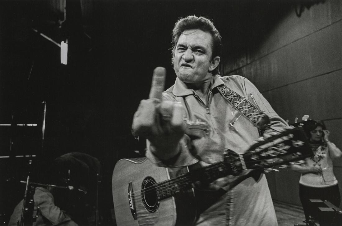 JIM MARSHALL - Johnny Cash, San Quentin Prison, 1970 (1 of 1)