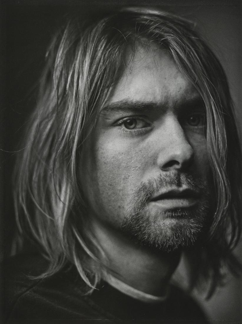 MARK SELIGER - Kurt Cobain, Kalamazoo, Michigan, 1993: Artist: Mark Seliger Title: Kurt Cobain, Kalamazoo, Michigan, 1993 Medium: Photo Litho, 2009, Singapore Dimensions: 6.9x9.2" Heat Wax Mounted on 11x14" Conservation Board Mark Alan Seliger (1959) is a