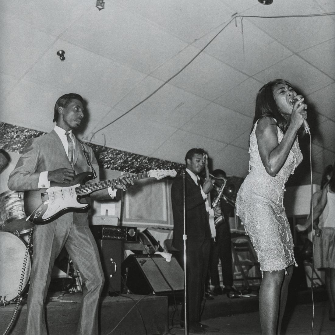 ERNEST C. WITHERS - Ike & Tina Turner, Club Paradise: Artist: Ernest C. Withers Title: Ike and Tina Turner, Club Paradise, Memphis, 1962 Medium: Photo Litho, 2009, Singapore Dimensions: 8.4x8.4" Heat Wax Mounted on 11x14" Conservation Board Ernest C. Wit