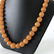 Old Baltic amber necklace big beads - 3