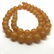 Old Baltic amber necklace big beads - 9