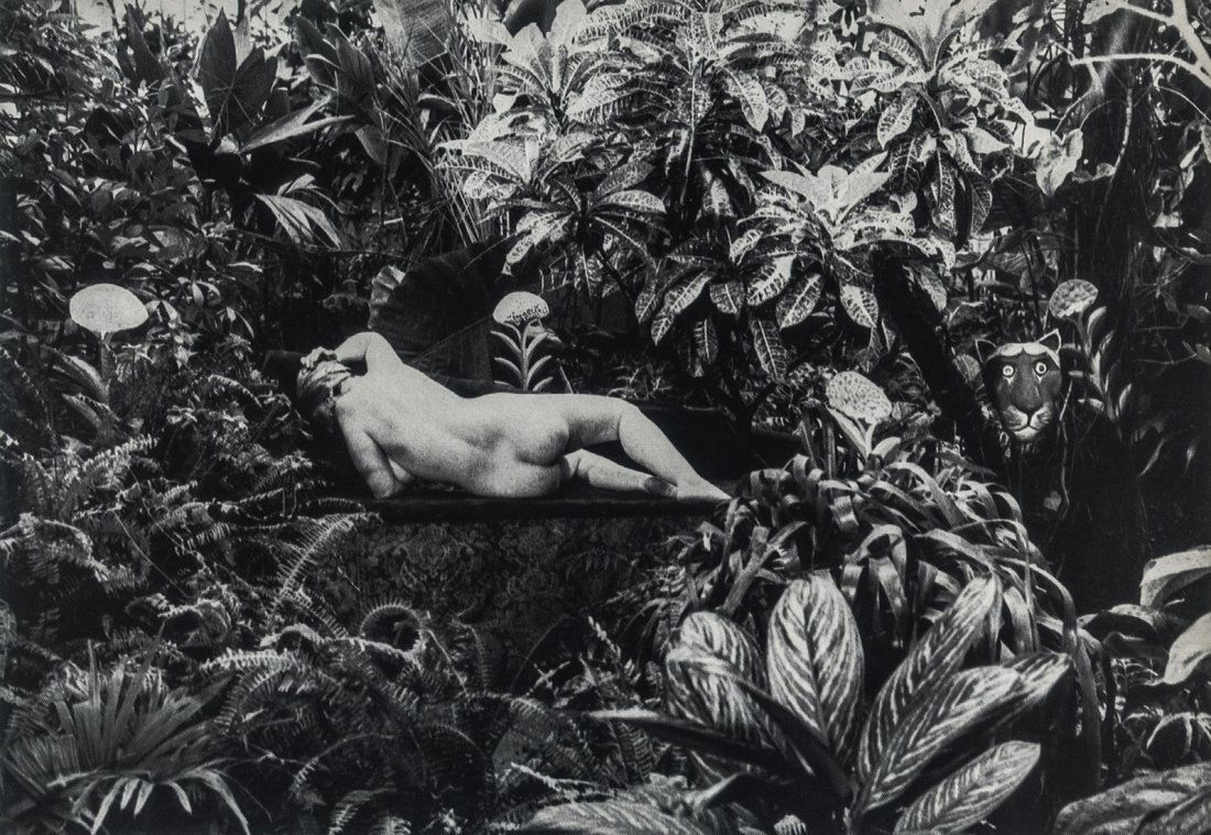 EDOUARD BOUBAT - After the Douanier Rousseau, 1980: Artist: Edouard Boubat Title: After the Douanier Rousseau, 1980Medium: Duotone Photo Litho, 1988, Italy Dimensions: 7.65x5.3" Heat Wax Mounted on 11x14" Conservation Board Edouard Boubat (1923-1999) w