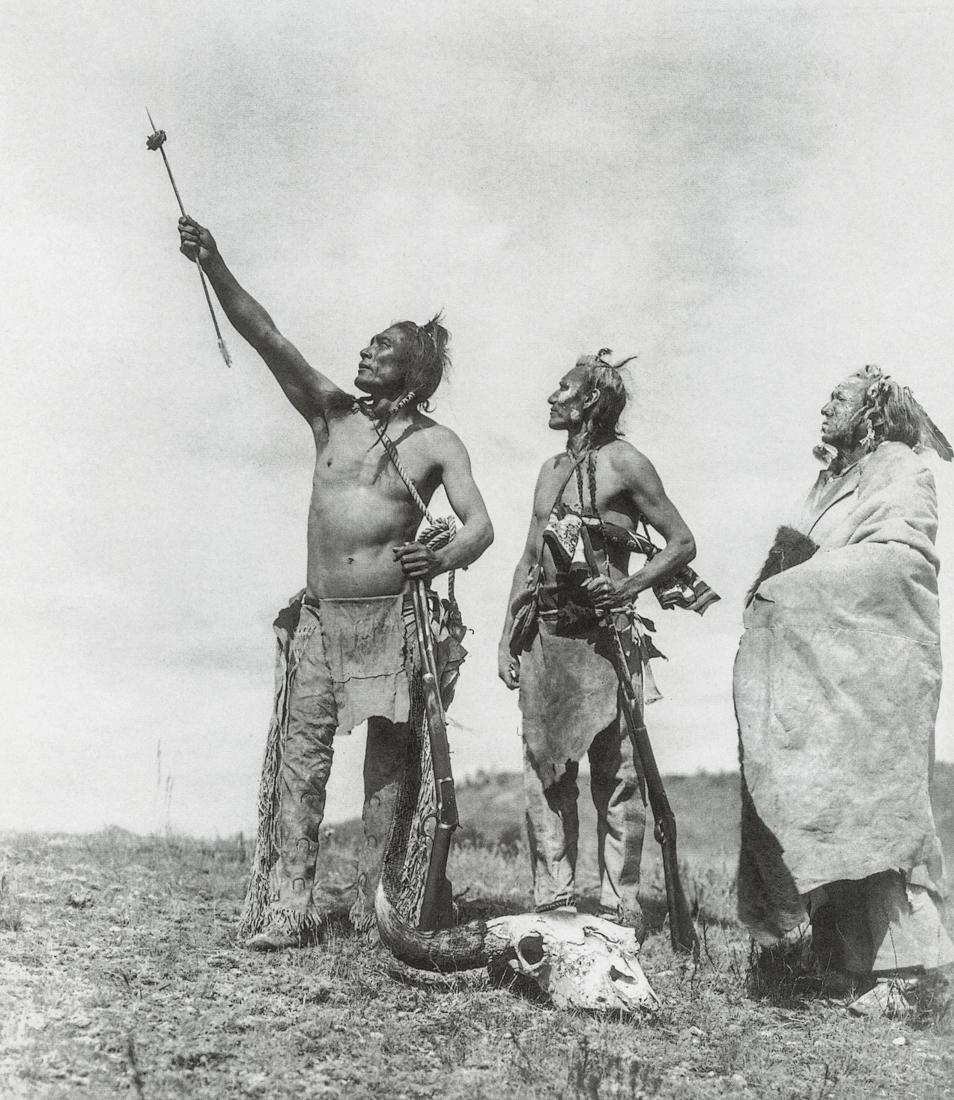 EDWARD S. CURTIS - The Oath - Apsaroke: Artist: Edward S. Curtis Title: The Oath - Apsaroke Medium: Photo Litho, 2002, China Dimensions: 7.2x8.3" Heat Wax Mounted on 11x14" Conservation Board Edward Sheriff Curtis (1868-1952) was an America