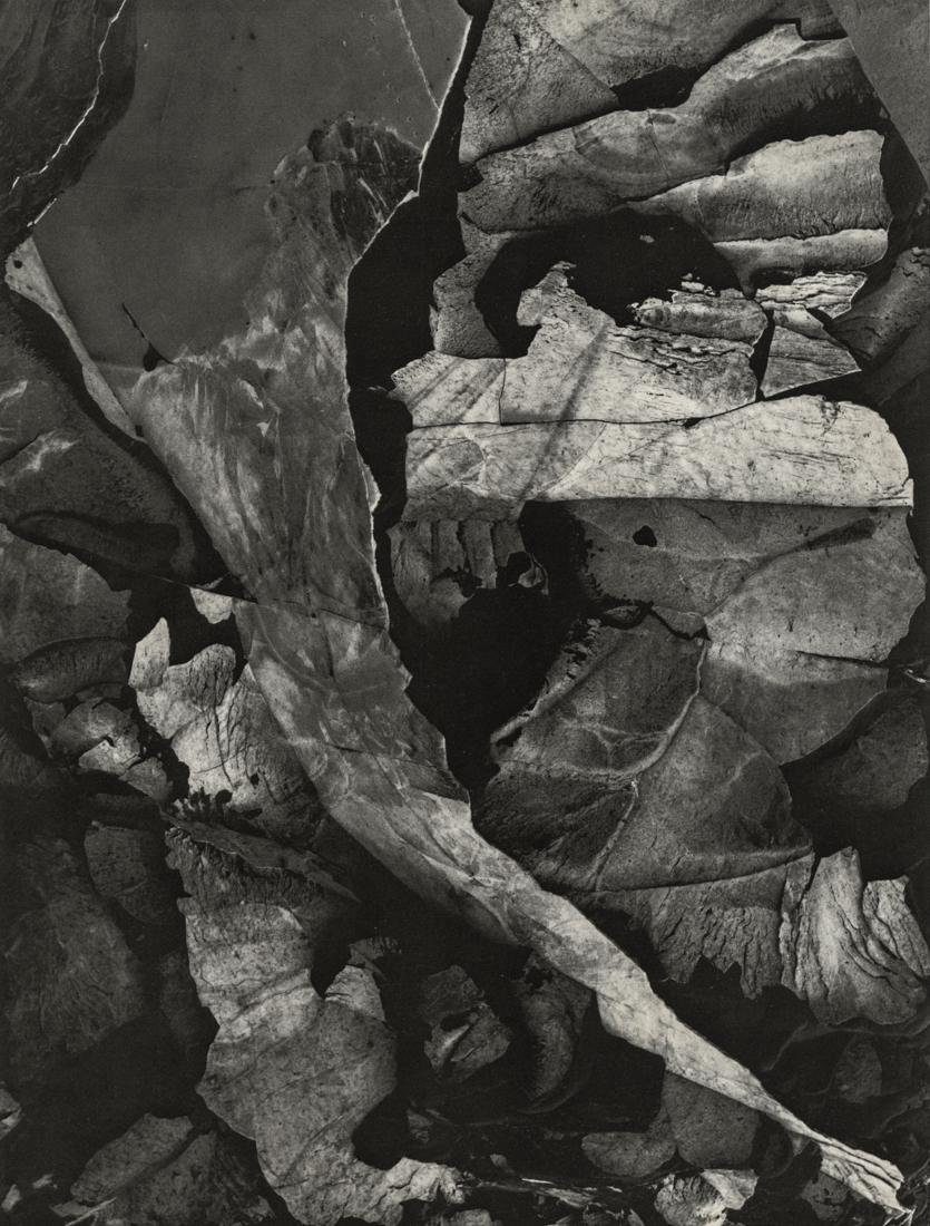 MINOR WHITE - Capitol Reef, Utah, 1962: Artist: Minor White Title: Capitol Reef, Utah, 1962Medium: Photo Litho, 1974, USA Dimensions: 6.1x8.05" Heat Wax Mounted on 11x14" Conservation Board Minor Martin White (1908 – 1976) was an American
