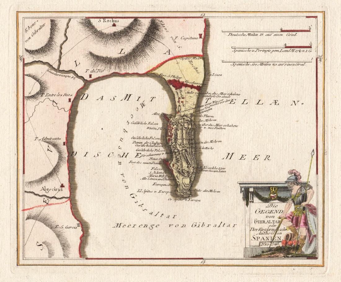 von Reilly: Gibraltar and Surrounding Spanish Lands (1 of 1)