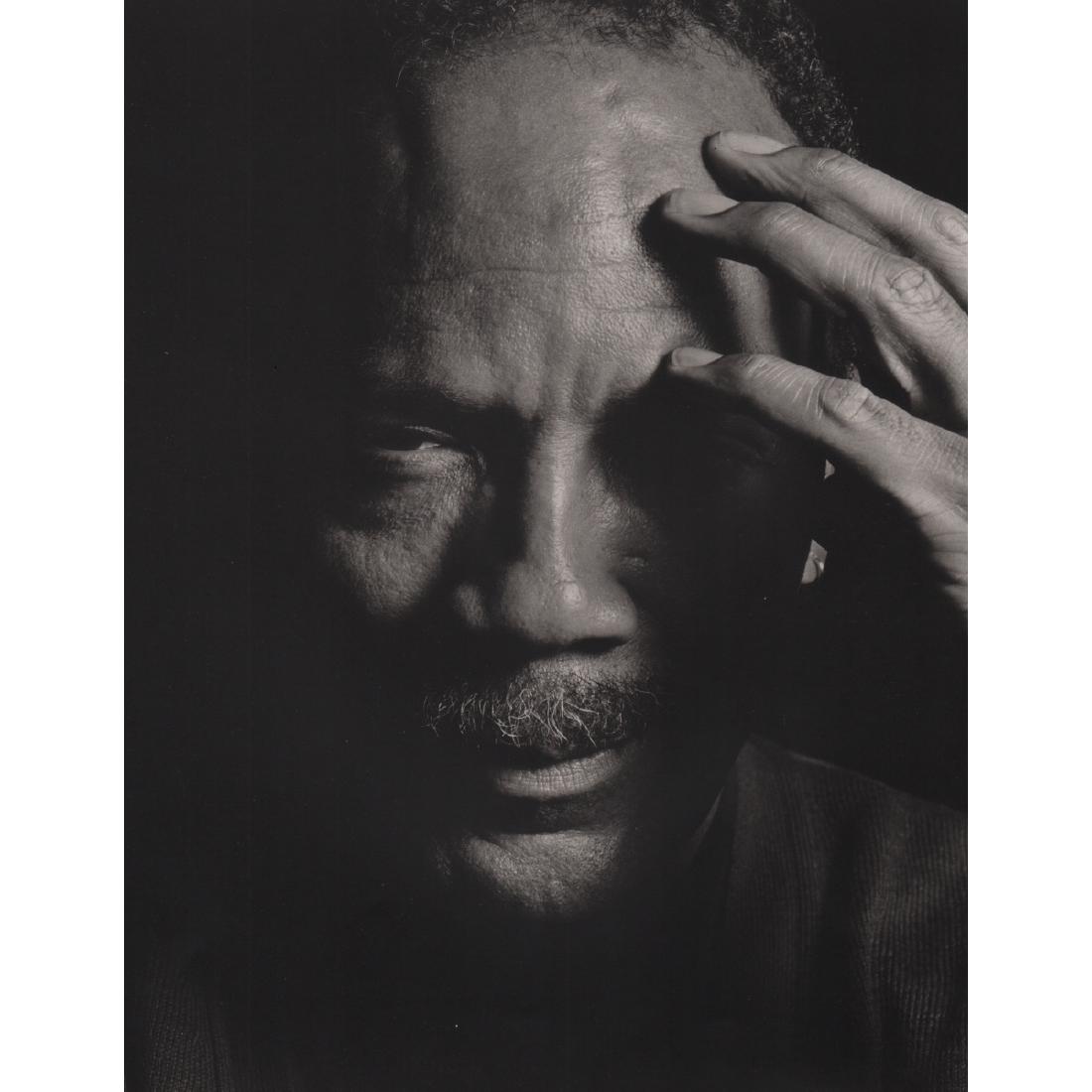PATRICK DEMARCHELIER - Quincy Jones, East Hampton 1990: Artist: PATRICK DEMARCHELIER Print Title: Quincy Jones, East Hampton, NY 1990 Medium: Photo-Lithograph Printing Date: 1990's Printed in the USA Image Size approx: 9 X 12 inches Patrick Demarchelier (
