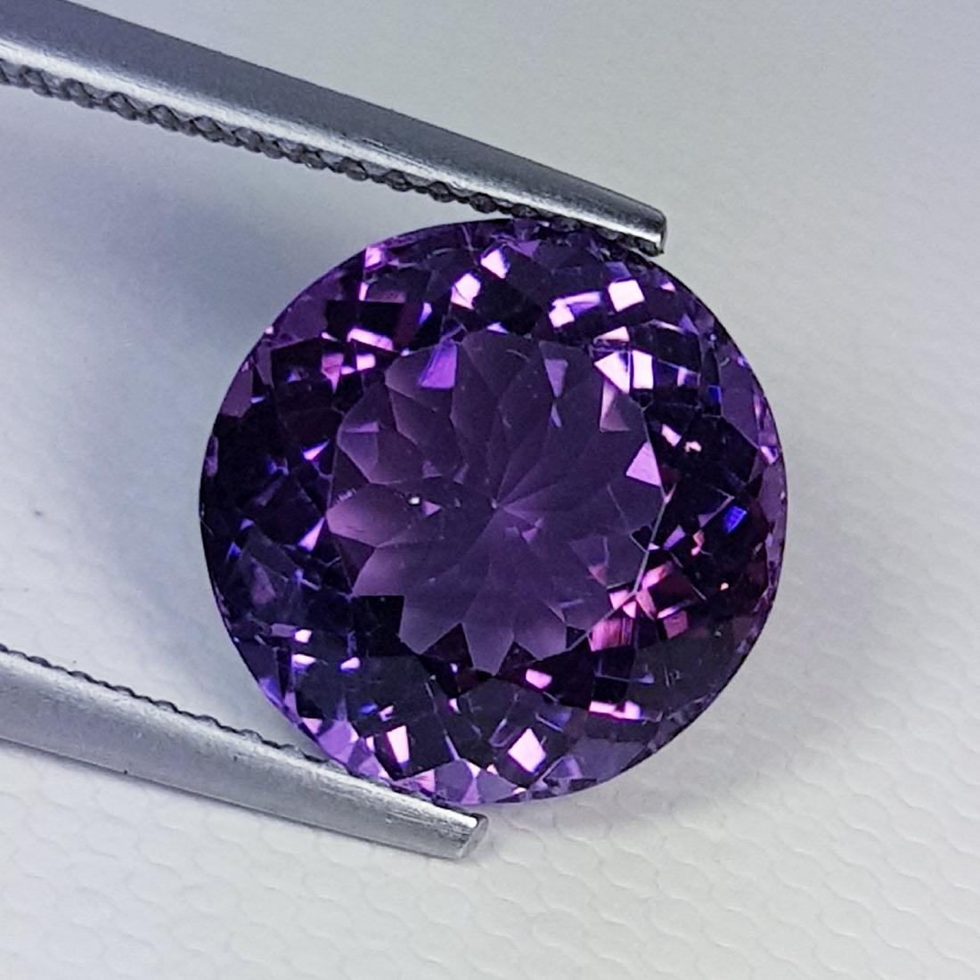 Natural Amethyst Round Cut 6.35 ct (1 of 6)