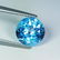 Natural Blue Topaz Round Cut 3.20 ct - 3