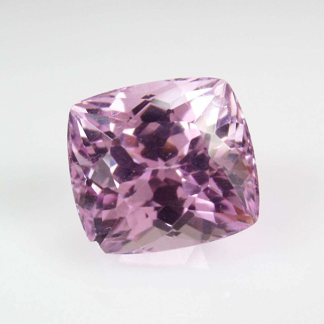 9.84 Ctw Natural Sweet Pink Kunzite Square Cushion Cut (1 of 2)