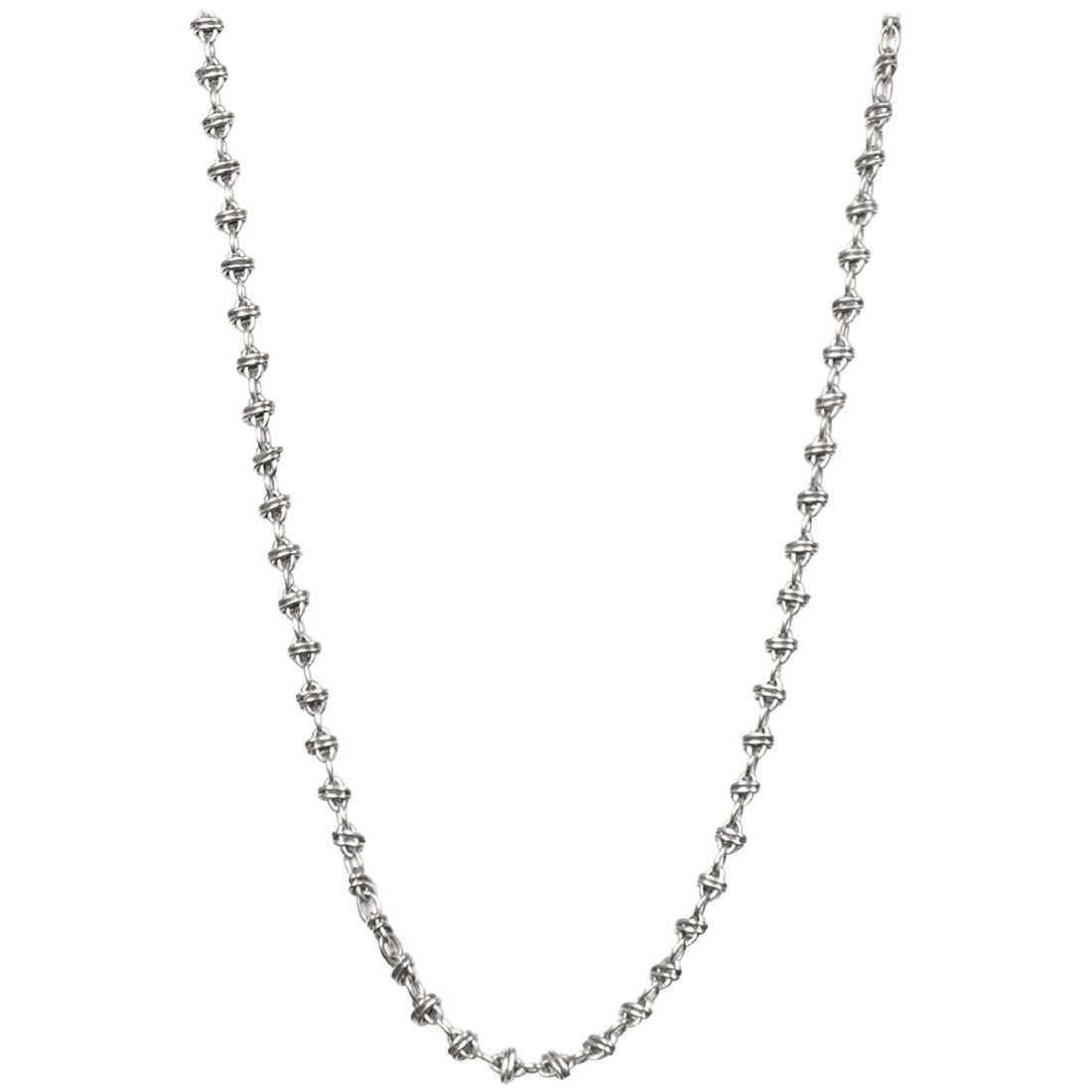 Gucci Sterling Silver Chainlink Necklace (1 of 7)