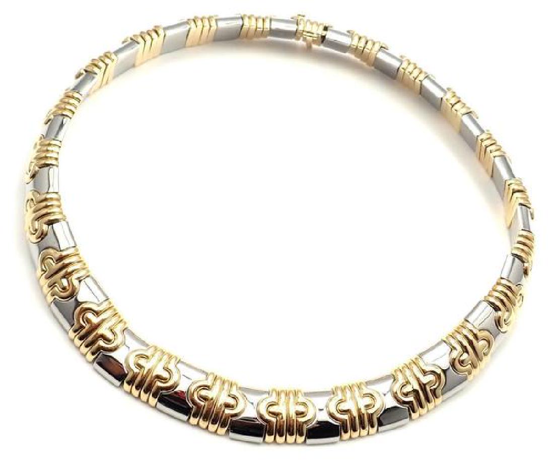 Authentic! Bulgari Parentesi 18k Yellow Gold Stainless (1 of 14)