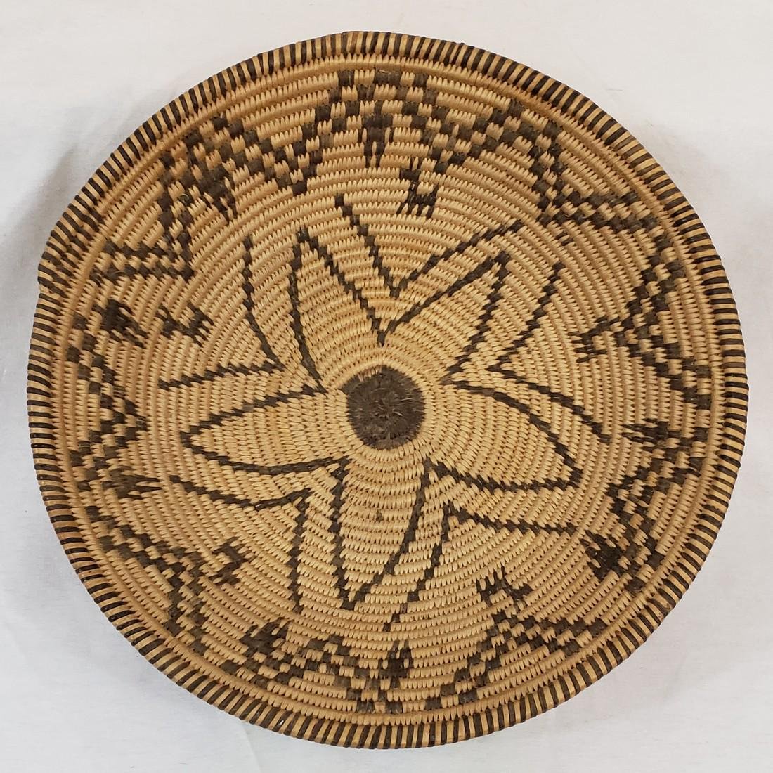 Apache Woven Basket With Human And Dog Figures Ca (1 of 4)