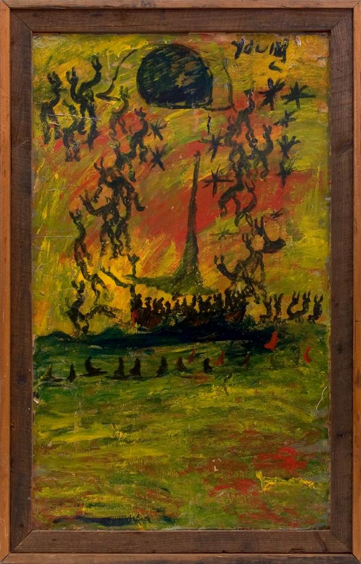 Outsider Art Purvis Young: Boat to Freedom (1 of 1)