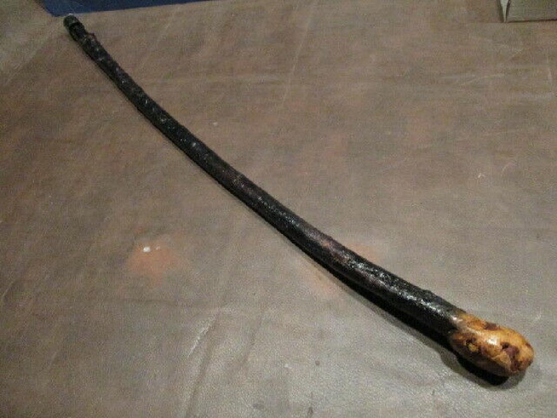 Antique Irish Blackthorn Shillelagh Folk Art Wood (1 of 9)