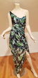 Vtg Diane von Furstenberg silk dragonfly maxi green - 3