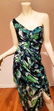 Vtg Diane von Furstenberg silk dragonfly maxi green - 5