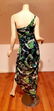 Vtg Diane von Furstenberg silk dragonfly maxi green - 7