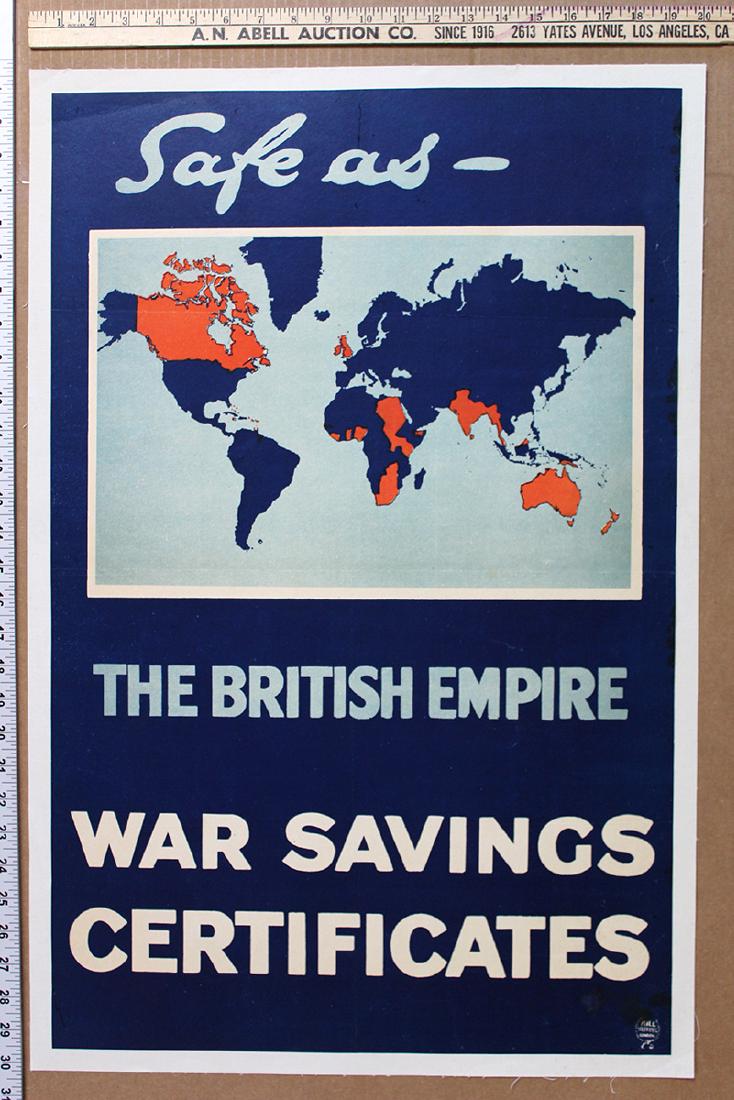 Safe as the British Empire (1914) 20" x 30.5" British (1 of 1)