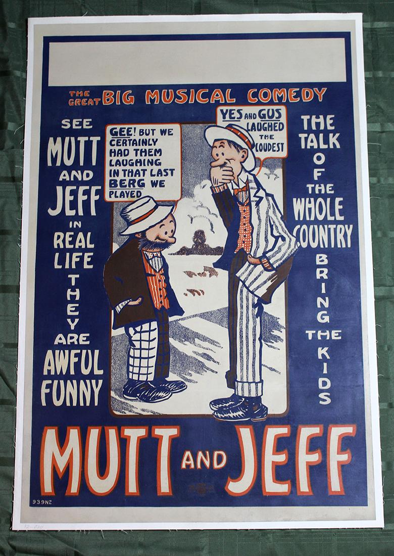 Mutt & Jeff 'A Musical Comedy Song Book' (1912) US 1SH (1 of 1)