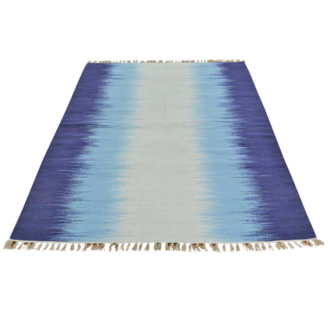 Ocean Burst Design Hand Woven Flat Weave Durie Kilim (1 of 5)