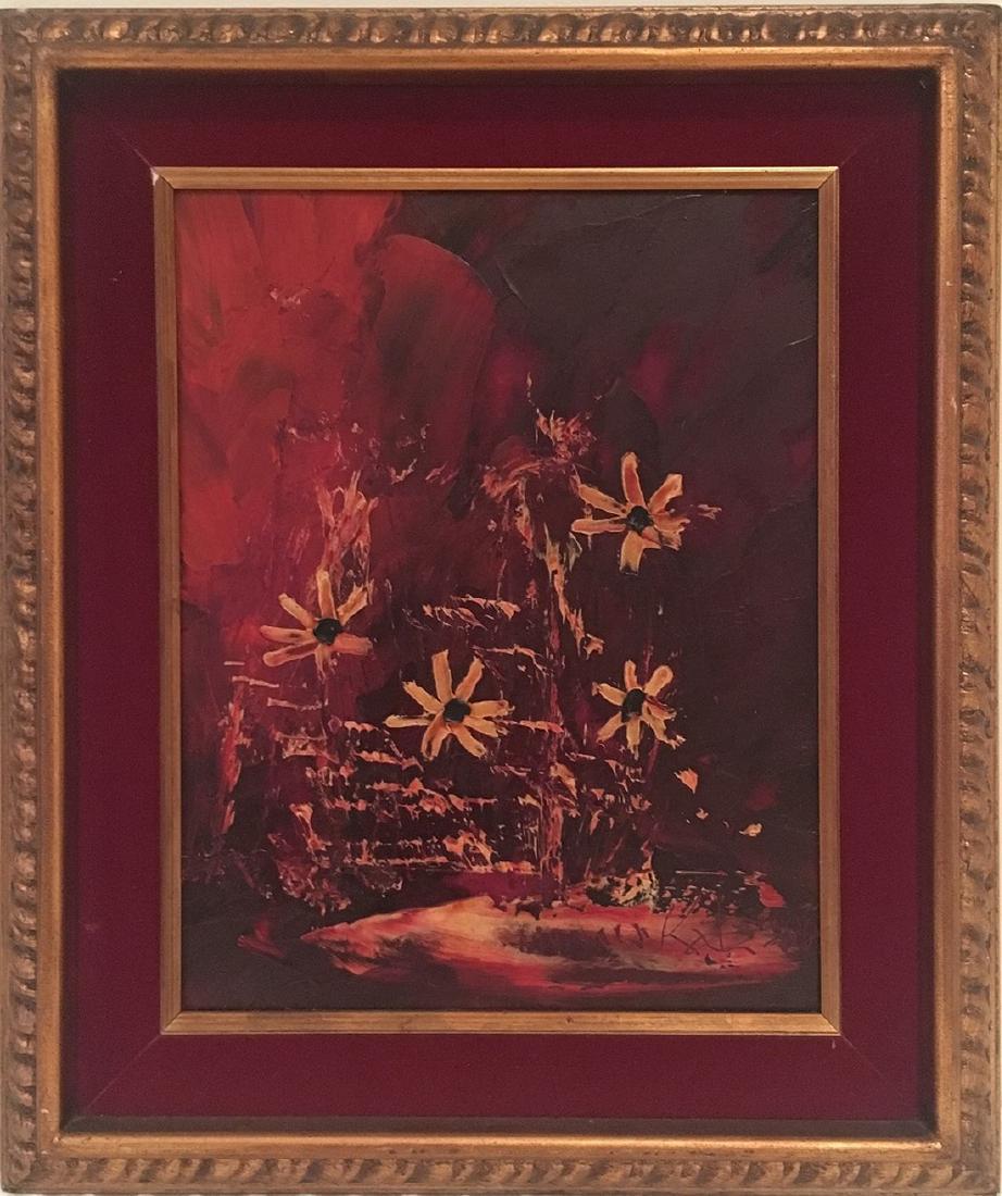 Original Morris Katz Oil Painting on Board Framed Art: Title: Original Morris Katz Oil Painting on Board Framed Art Artwork Author/Maker: Morris Katz Origin: US Date/Period: 1980 Materials: Oil on Board Size: With Frame 10-1/2" X 13-1/2" Painting 16-1/2''