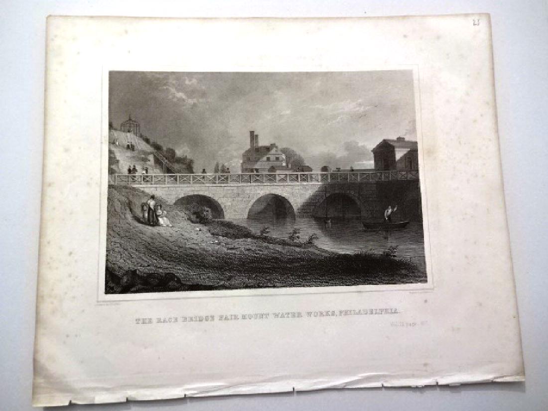 Three Mid-19th C Engravings of Philadelphia (1 of 3)