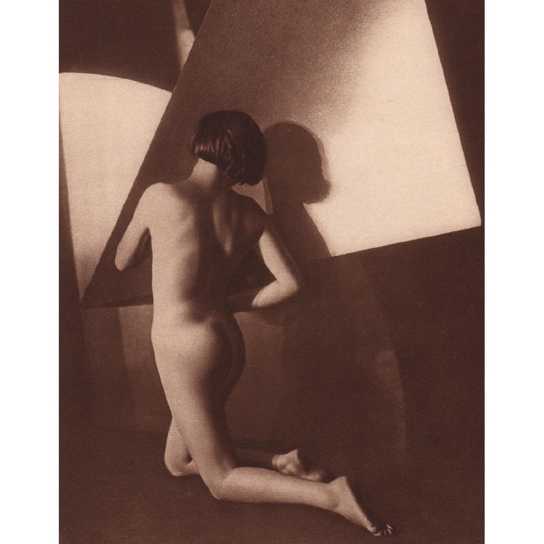 DRTIKOL - Nude: Artist: DRTIKOL Print Title: Nude Medium: Sheet-fed Gravure Printing Date: 1920's Printed in Germany Image size approx. 6.25 x 7.75 inches Frantisek Drtikol (1883-1961) was a Czech photographer whose