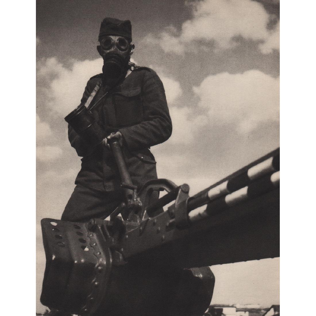 VACLAV JIRU - War: Artist: VACLAV JIRU Print Title: War Medium: Sheet-Fed Gravure Printing Date: 1940's Printed in Czechoslovakia Image size approx. 7 X 9.5 inches Václav Jír? (1910-1980) was a Czech photographer and 