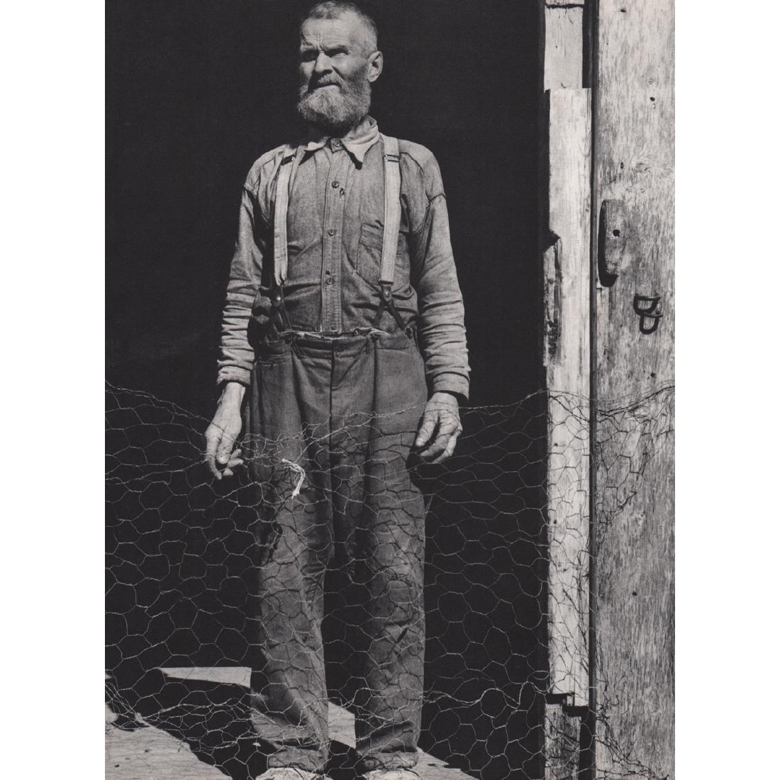 PAUL STRAND - Old Fisherman, on the Fox River, Canada: Artist: PAUL STRAND Print Title:Old Fisherman, on the Fox River, Canada 1936 Medium: Sheet-Fed Gravure Printing Date: 1960's Printed in Switzerland Image Size approx: 9 X 12 inches Paul Strand (1890��